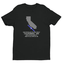 Load image into Gallery viewer, NSI facility map in SAN NICOLAS ISLAND; CALIFORNIA, Black