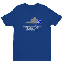 Load image into Gallery viewer, NTU facility map in VIRGINIA BEACH; VIRGINIA, Royal Blue