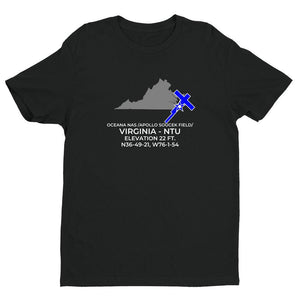 NTU facility map in VIRGINIA BEACH; VIRGINIA, Black