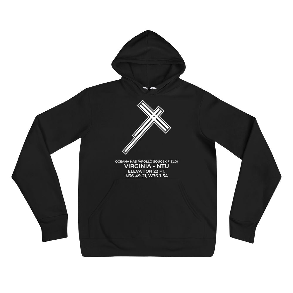 NTU facility map in VIRGINIA BEACH; VIRGINIA Hoodie