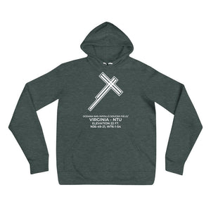 NTU facility map in VIRGINIA BEACH; VIRGINIA Hoodie