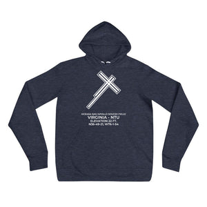NTU facility map in VIRGINIA BEACH; VIRGINIA Hoodie