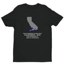Load image into Gallery viewer, NUC facility map in SAN CLEMENTE ISLAND; CALIFORNIA, Black