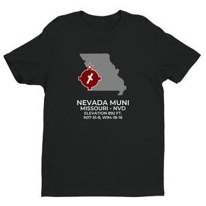 NVD facility map in NEVADA; MISSOURI, Black