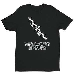 NAS JRB WILLOW GROVE (NXX; KNXX) outside WILLOW GROVE; PENNSYLVANIA (PA) T-shirt