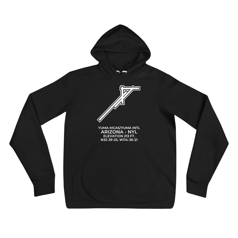 NYL facility map in YUMA; ARIZONA Hoodie