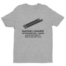Load image into Gallery viewer, MAZAR-I-SHARIF INTL (MZR; OAMS) in BALKH; AFGHANISTAN (AF) T-Shirt