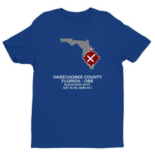 Load image into Gallery viewer, OBE facility map in OKEECHOBEE; FLORIDA, Royal Blue