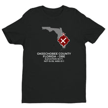 Load image into Gallery viewer, OBE facility map in OKEECHOBEE; FLORIDA, Black