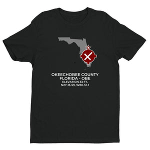 OBE facility map in OKEECHOBEE; FLORIDA, Black