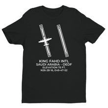 Load image into Gallery viewer, KING FAHD INTERNATIONAL (DMM; OEDF) in ASH SHARQIYAH; SAUDI ARABIA (SA) T-Shirt