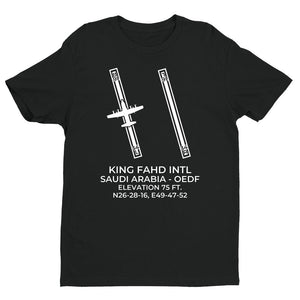 KING FAHD INTERNATIONAL (DMM; OEDF) in ASH SHARQIYAH; SAUDI ARABIA (SA) T-Shirt