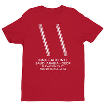 Load image into Gallery viewer, KING FAHD INTERNATIONAL (DMM; OEDF) in ASH SHARQIYAH; SAUDI ARABIA (SA) T-Shirt