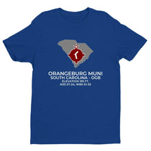 Load image into Gallery viewer, OGB facility map in ORANGEBURG; SOUTH CAROLINA, Royal Blue