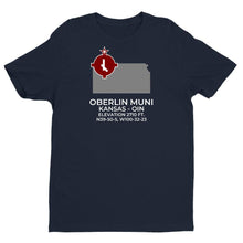 Load image into Gallery viewer, OIN facility map in OBERLIN; KANSAS, Navy