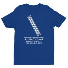 Load image into Gallery viewer, AHMAD AL-JABER AIR BASE (XIJ; OKAJ) in KUWAIT (KU) T-Shirt