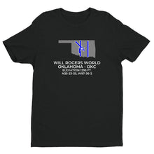 Load image into Gallery viewer, OKC facility map in OKLAHOMA CITY; OKLAHOMA, Black