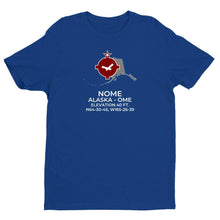 Load image into Gallery viewer, OME facility map in NOME; ALASKA, Royal Blue