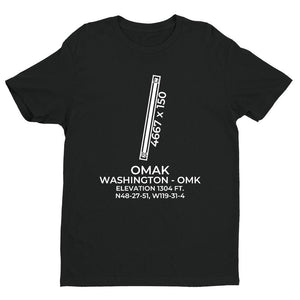 omk omak wa t shirt, Black