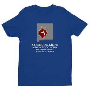 ONM facility map in SOCORRO; NEW MEXICO, Royal Blue