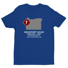Load image into Gallery viewer, ONP facility map in NEWPORT; OREGON, Royal Blue