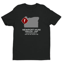 Load image into Gallery viewer, ONP facility map in NEWPORT; OREGON, Black