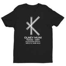 Load image into Gallery viewer, ony olney tx t shirt, Black