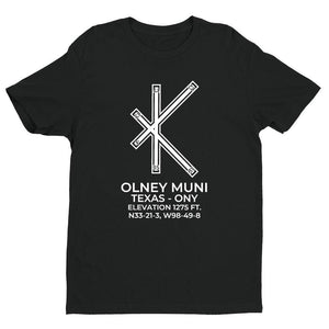 ony olney tx t shirt, Black