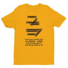 Load image into Gallery viewer, CHICAGO O&#39;HARE INTL in CHICAGO; ILLINOIS (ORD; KORD) T-Shirt