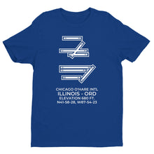 Load image into Gallery viewer, CHICAGO O&#39;HARE INTL in CHICAGO; ILLINOIS (ORD; KORD) T-Shirt