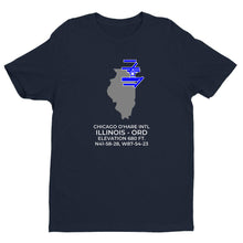 Load image into Gallery viewer, CHICAGO O&#39;HARE INTL in CHICAGO; ILLINOIS (ORD; KORD) T-Shirt