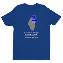 Load image into Gallery viewer, CHICAGO O&#39;HARE INTL in CHICAGO; ILLINOIS (ORD; KORD) T-Shirt