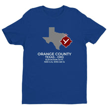 Load image into Gallery viewer, ORG facility map in ORANGE; TEXAS, Royal Blue
