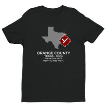 Load image into Gallery viewer, ORG facility map in ORANGE; TEXAS, Black