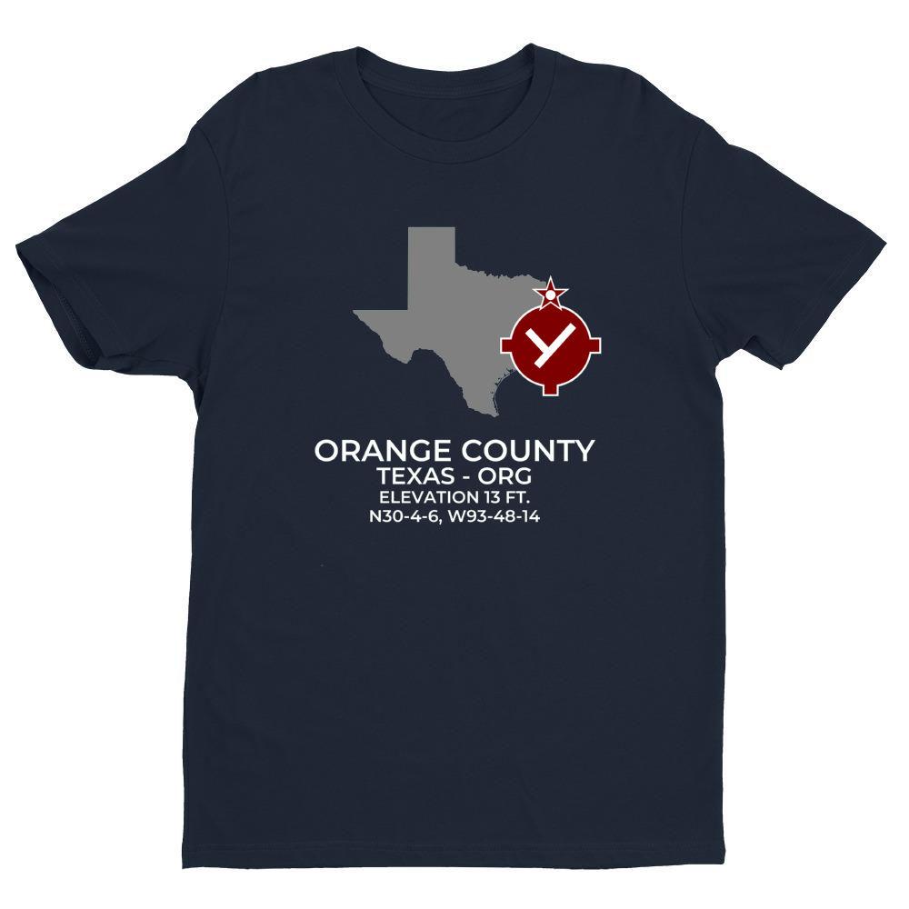 ORG facility map in ORANGE; TEXAS, Navy