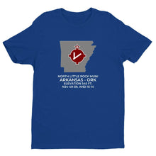Load image into Gallery viewer, ORK facility map in NORTH LITTLE ROCK; ARKANSAS, Royal Blue