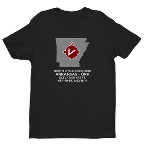 ORK facility map in NORTH LITTLE ROCK; ARKANSAS, Black