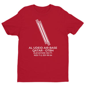 AL UDEID AIR BASE (XJD; OTBH) in RAYYAN; QATAR (QA) T-shirt
