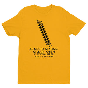 AL UDEID AIR BASE (XJD; OTBH) in RAYYAN; QATAR (QA) T-shirt