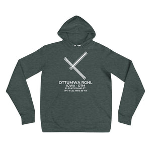 OTM facility map in OTTUMWA; IOWA Hoodie