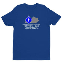 Load image into Gallery viewer, OWB facility map in OWENSBORO; KENTUCKY, Royal Blue