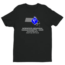 Load image into Gallery viewer, OWD facility map in NORWOOD; MASSACHUSETTS, Black
