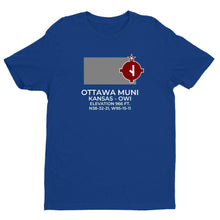 Load image into Gallery viewer, OWI facility map in OTTAWA; KANSAS, Royal Blue