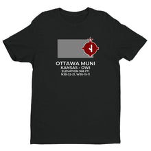 Load image into Gallery viewer, OWI facility map in OTTAWA; KANSAS, Black