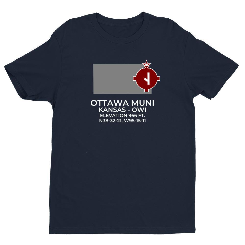 OWI facility map in OTTAWA; KANSAS, Navy