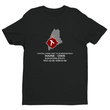Load image into Gallery viewer, OWK facility map in NORRIDGEWOCK; MAINE, Black