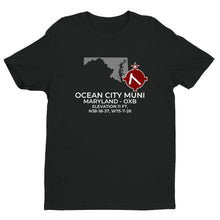 Load image into Gallery viewer, OXB facility map in OCEAN CITY; MARYLAND, Black
