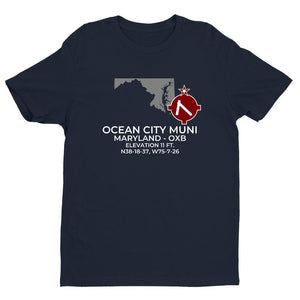 OXB facility map in OCEAN CITY; MARYLAND, Navy