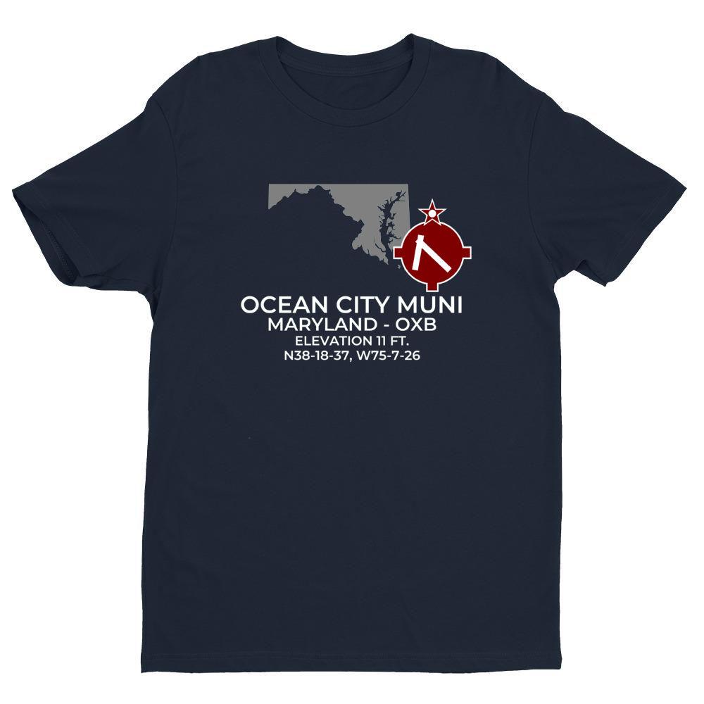 OXB facility map in OCEAN CITY; MARYLAND, Navy