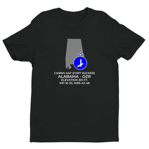 OZR facility map in FORT RUCKER/OZARK; ALABAMA, Black
